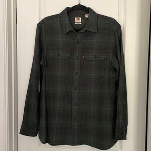 LEVIS CLASSIC WORKER PLAID OVER-SHIRT